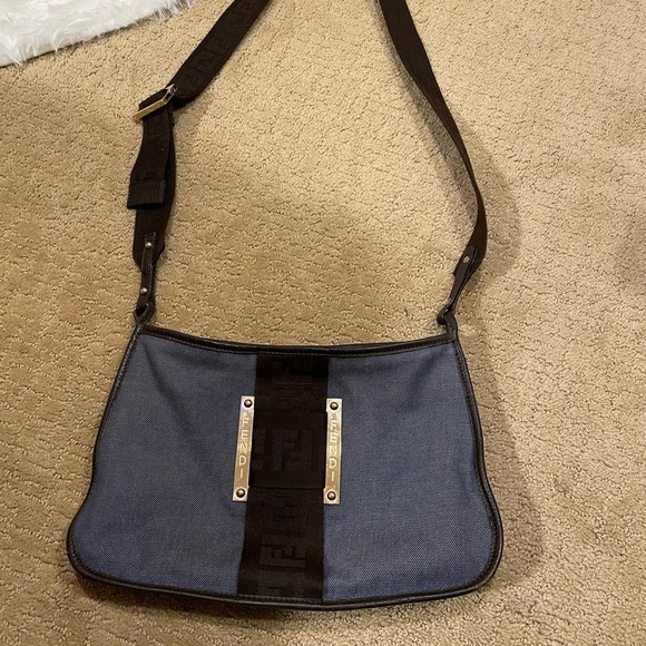Fendi Denim Crossbody EUC - Picture 10 of 15